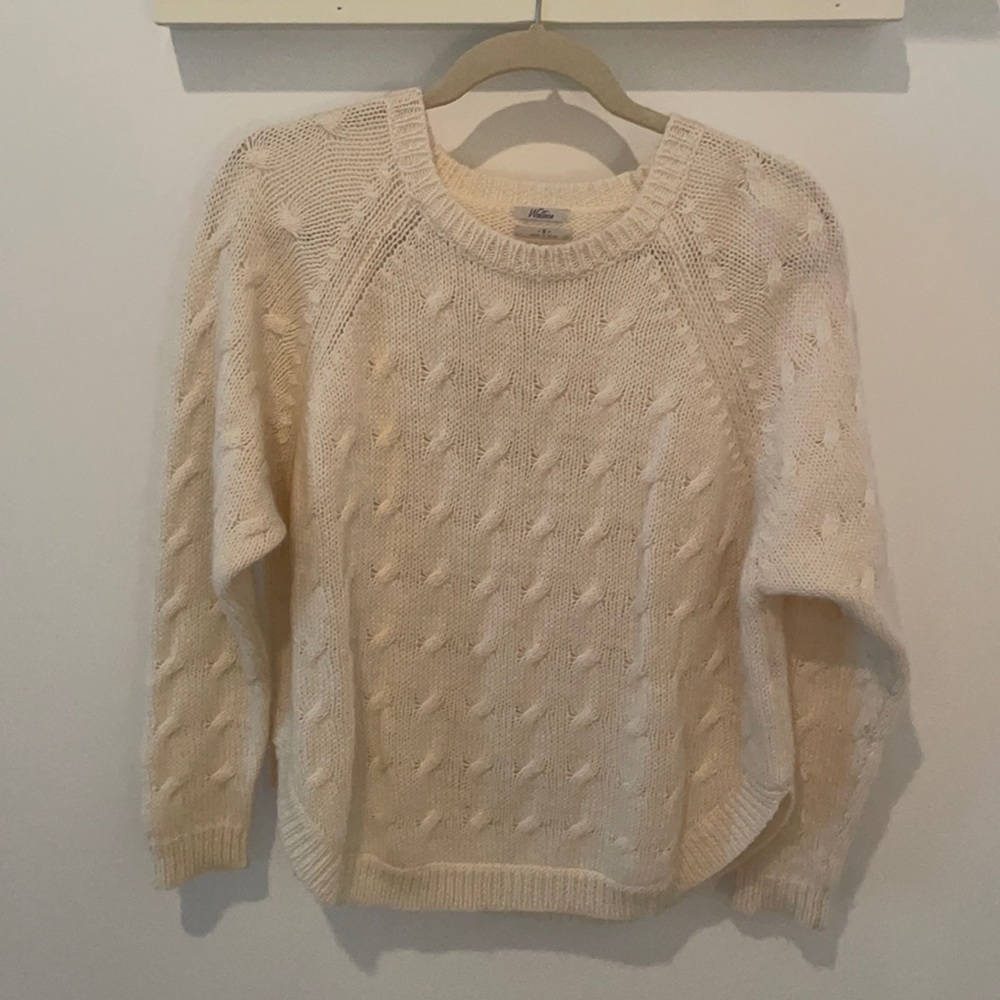 Cozy Madewell knit sweater size s